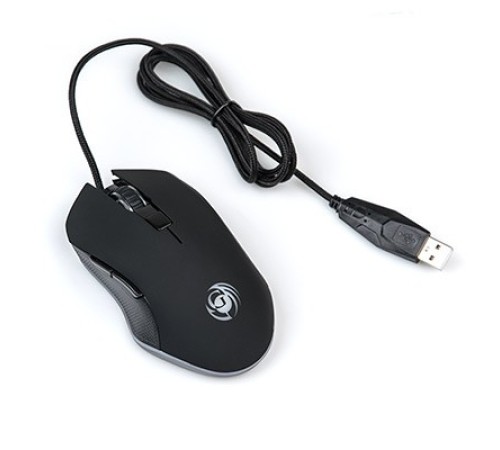 Мышь MGK-26U Dialog Gan-Kata - игровая, 6 кнопок + ролик, RGB подсветка, USB, черная