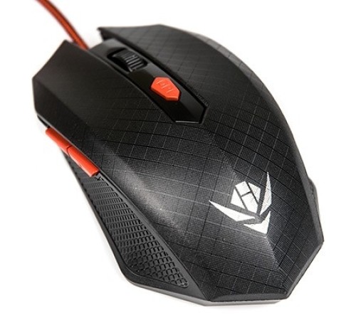 Мышь Dialog MOG-08U Nakatomi Gaming - 6 кнопок + ролик, USB ,черная