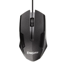 Exegate EX264097RUS Мышь Exegate SH-9025L <black, optical,  3btn/scroll, 1000dpi, USB, шнур 2м>, Color box