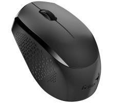 Genius Мышь NX-8000S Black { Беспроводная, бесшумная, 3 кнопки, для правой/левой руки. Сенсор Blue Eye. Частота 2.4 GHz} [31030025400]