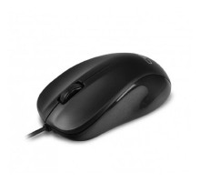 CBR CM 131 Black, Мышь проводная, оптическая, USB, 1200 dpi, 3 кнопки и колесо прокрутки, ABS-пластик, длина кабеля 2 м, цвет чёрный