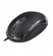 CBR CM 122 Black, Мышь проводная, оптическая, USB, 1000 dpi, 3 кнопки и колесо прокрутки, длина кабеля 1,3 м, цвет чёрный