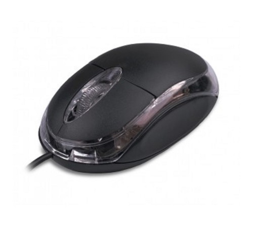 CBR CM 122 Black, Мышь проводная, оптическая, USB, 1000 dpi, 3 кнопки и колесо прокрутки, длина кабеля 1,3 м, цвет чёрный