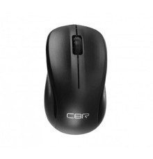 CBR CM 410 Black, Мышь беспроводная, оптическая, 2,4 ГГц, 1000 dpi, 3 кнопки и колесо прокрутки, выключатель питания, цвет чёрный