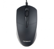 Гарнизон Мышь GM-220XL, USB, чип- Х, черный, 2м,1000 DPI, 2кн.+колесо-кнопка