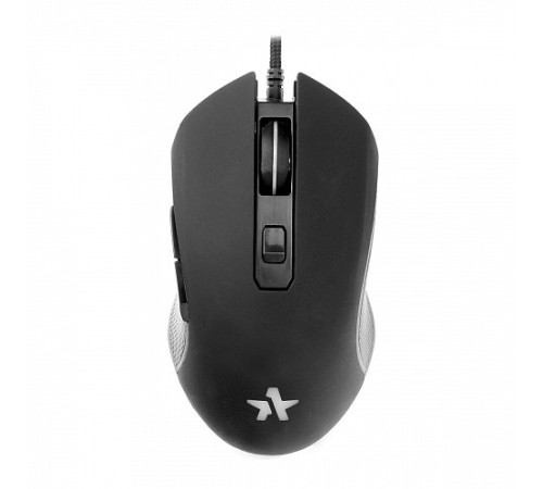 Гарнизон Мышь игровая GM-780G, "Алголь", оптическая USB, RGB-подсветка, прорезиненное покрытие, черный, 2400 DPI, кабель 1.5 м