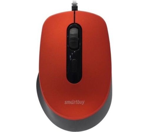 Мышь проводная беззвучная Smartbuy ONE 265-R красная / 40 [SBM-265-R]