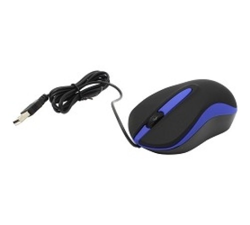 Мышь проводная Smartbuy ONE 329 черно-синяя [SBM-329-KB]