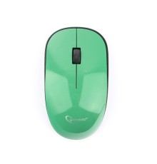 Gembird MUSW-111-GRN {Мышь беспроводная, зелёный, 2кн.+колесо-кнопка, 1200DPI, 2.4ГГц}