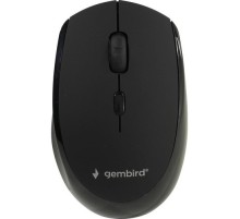 Gembird MUSW-354 {Мышь беспроводная, черный, бесш.клик, soft touch,3кн.+колесо-кнопка, 2400DPI, 2,4ГГц}