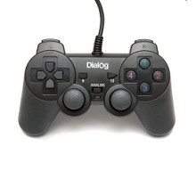 Dialog Action GP-A11, черный {Геймпад, вибрация, 12 кнопок, USB}