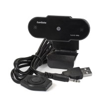 Exegate EX287388RUS Веб-камера ExeGate BlackView C615 FullHD Tripod (матрица 1/3" 2 Мп, 1920х1080, 1080P, 30fps, 4-линзовый объектив, шторка, USB, фиксированный фокус, микрофон с шумоподавлением, унив