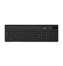Клавиатура беспроводная мультимедийная Genius SlimStar 7230. 12 мультимедийных клавиш, тонкие клавиши, 2.4ГГц, поддержка приложения Genius Key support.