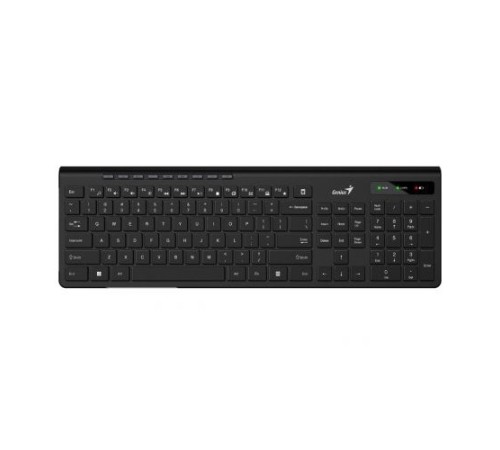 Клавиатура беспроводная мультимедийная Genius SlimStar 7230. 12 мультимедийных клавиш, тонкие клавиши, 2.4ГГц, поддержка приложения Genius Key support. Клавиатура беспроводная мультимедийная Genius SlimStar 7230. 12 мультимедийных клавиш, тонкие клавиши, 2.4ГГц, поддержка приложения Genius Key support.