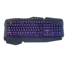 Perfeo клавиатура "STRIKE" Multimedia, GAME DESIGN, подсв. 3 цвет, USB, чёрная [PF_A4390]