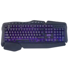 Perfeo клавиатура "STRIKE" Multimedia, GAME DESIGN, подсв. 3 цвет, USB, чёрная [PF_A4390]