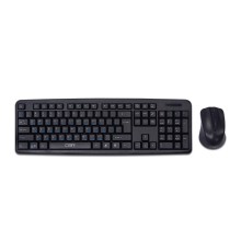 CBR KB SET 710, Комплект (клавиатура + мышь) проводной, USB, длина кабеля 1,8 м; клавиатура: полноразмерная, 104 клавиши; мышь: оптическая, 1000 dpi, 3 кнопки и колесо прокрутки