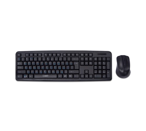 CBR KB SET 710, Комплект (клавиатура + мышь) проводной, USB, длина кабеля 1,8 м; клавиатура: полноразмерная, 104 клавиши; мышь: оптическая, 1000 dpi, 3 кнопки и колесо прокрутки