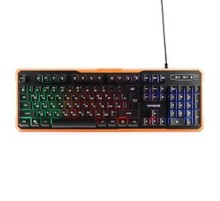 Гарнизон Клавиатура игровая GK-320G черный USB, подсветка, код "Survarium", антифантомные клавиш