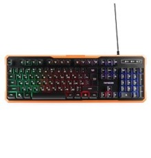 Гарнизон Клавиатура игровая GK-320G черный USB, подсветка, код "Survarium", антифантомные клавиш