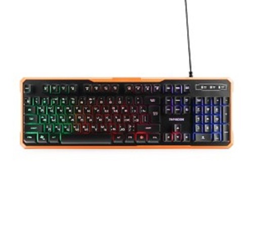 Гарнизон Клавиатура игровая GK-320G черный USB, подсветка, код "Survarium", антифантомные клавиш
