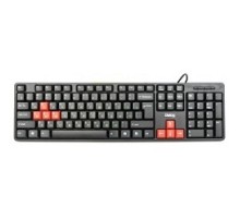 Dialog Клавиатура KS-030U Black-red USB