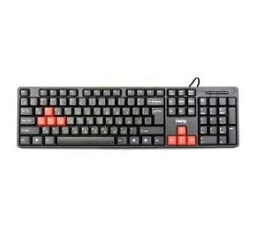 Dialog Клавиатура KS-030U Black-red USB