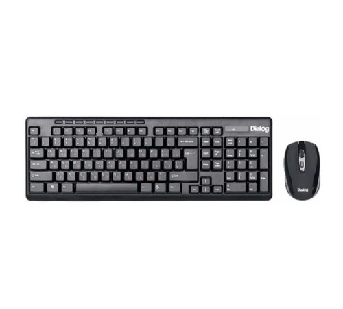 Dialog Клавиатура + мышка KMROP-4020U Pointer RF 2.4G - USB {Беспроводной набор , радиоклавиатура + опт. радиомышь 6D}