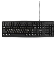 Клавиатура Gembird KB-8320U-Ru_Lat-BL, {черный, USB, кнопка переключения RU/LAT,104 клавиши}