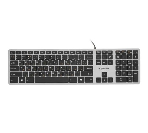 Клавиатура ноутбучного типа Gembird KB-8420,{USB, ножничный механизм, клавиши управления громкостью, 104 клавиши, кабель 1,5м} Клавиатура ноутбучного типа Gembird KB-8420,{USB, ножничный механизм, клавиши управления громкостью, 104 клавиши, кабель 1,5м}