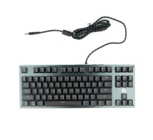 Клавиатура механическая Gembird KB-G540L {USB, черн, переключатели Outemu Blue, 87 клавиши, подсветка Rainbow 9 режимов, FN, кабель тканевый 1.8м}