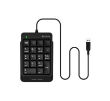 Числовой блок A4Tech Fstyler FK13P черный USB slim для ноутбука (FK13P BLACK)