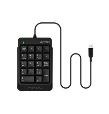 Числовой блок A4Tech Fstyler FK13P черный USB slim для ноутбука (FK13P BLACK)