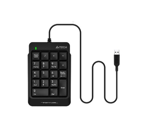 Числовой блок A4Tech Fstyler FK13P черный USB slim для ноутбука (FK13P BLACK) Числовой блок A4Tech Fstyler FK13P черный USB slim для ноутбука (FK13P BLACK)