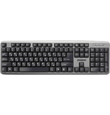 Exegate EX264086RUS Клавиатура Exegate LY-401, <USB, серебристый корпус, 104кл, Enter большой> Color box