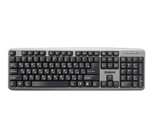 Exegate EX264086RUS Клавиатура Exegate LY-401, <USB, серебристый корпус, 104кл, Enter большой> Color box Exegate EX264086RUS Клавиатура Exegate LY-401, <USB, серебристый корпус, 104кл, Enter большой> Color box