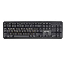 Exegate EX279940RUS Клавиатура Exegate LY-331L, <USB, шнур 2м, черная,  104кл, Enter большой>, OEM