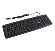 Exegate EX279938RUS Клавиатура Exegate LY-331L2, <USB, шнур 2,2м, черная,  104кл, Enter большой>, Color box