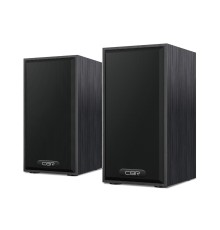 CBR CMS 635 Black, Акустическая система 2.0, питание USB, 2х3 Вт (6 Вт RMS), материал корпуса MDF, 3.5 мм линейный стереовход, регул. громк., длина кабеля 1 м, цвет чёрный