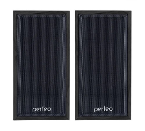 Perfeo колонки "Cabinet" 2.0, мощность 2х3 Вт (RMS), чёрн дерево, USB (PF-84-BK)