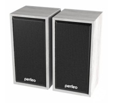 Perfeo колонки "CABINET" 2.0, мощность 2х3 Вт (RMS), белый дуб, USB