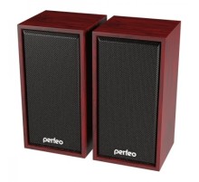 Perfeo колонки "CABINET" 2.0, мощность 2х3 Вт (RMS), махагон, USB