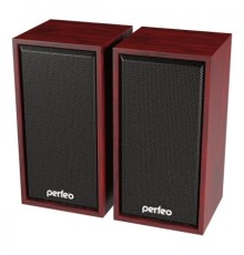 Perfeo колонки "CABINET" 2.0, мощность 2х3 Вт (RMS), махагон, USB