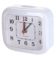 Perfeo Quartz часы-будильник "PF-TC-004", прямоугольные 8*7,5 см, белые