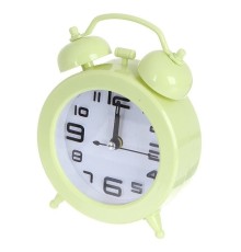 Perfeo Quartz часы-будильник "PF-TC-015", круглые диам. 9,5 см, зелёные