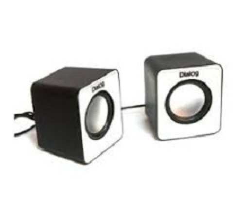 Dialog Colibri AC-02UP BLACK-WHITE {акустические колонки 2.0, 5W RMS, питание от USB}