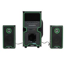 Dialog Progressive AP-222B BLACK - акустические колонки 2.1, 30W+2*10W RMS, Bluetooth, USB+SD reader