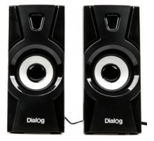 Dialog Stride AST-10UP - акустические колонки 2.0, 10W RMS, черные, питание от USB