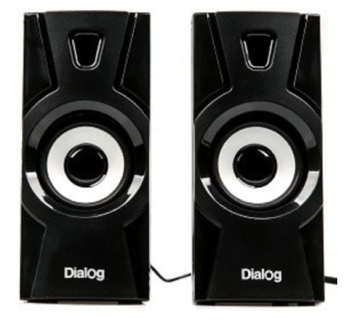 Dialog Stride AST-10UP - акустические колонки 2.0, 10W RMS, черные, питание от USB