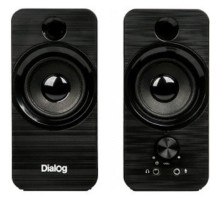 Dialog Stride AST-17UP - акустические колонки 2.0, 10W RMS, PhoneOut, Mic In, черные, питание от USB